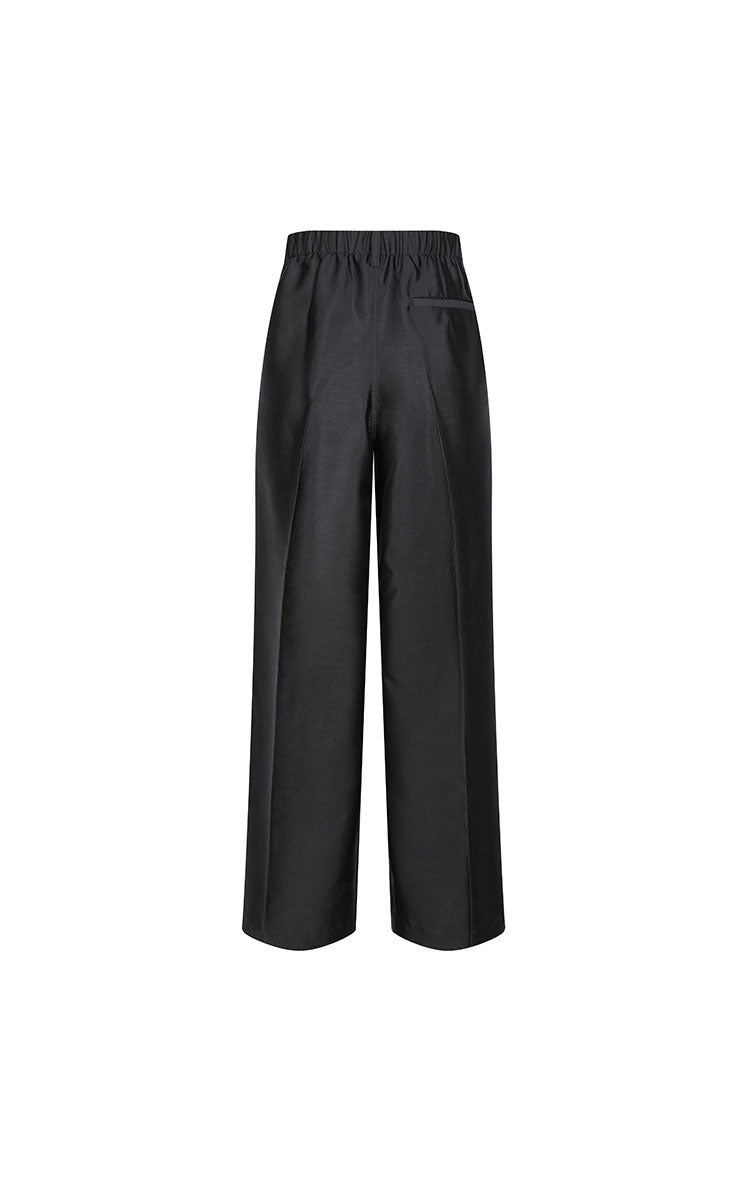 Pants / JNBY Wool-Silk Straight Loose Pants
