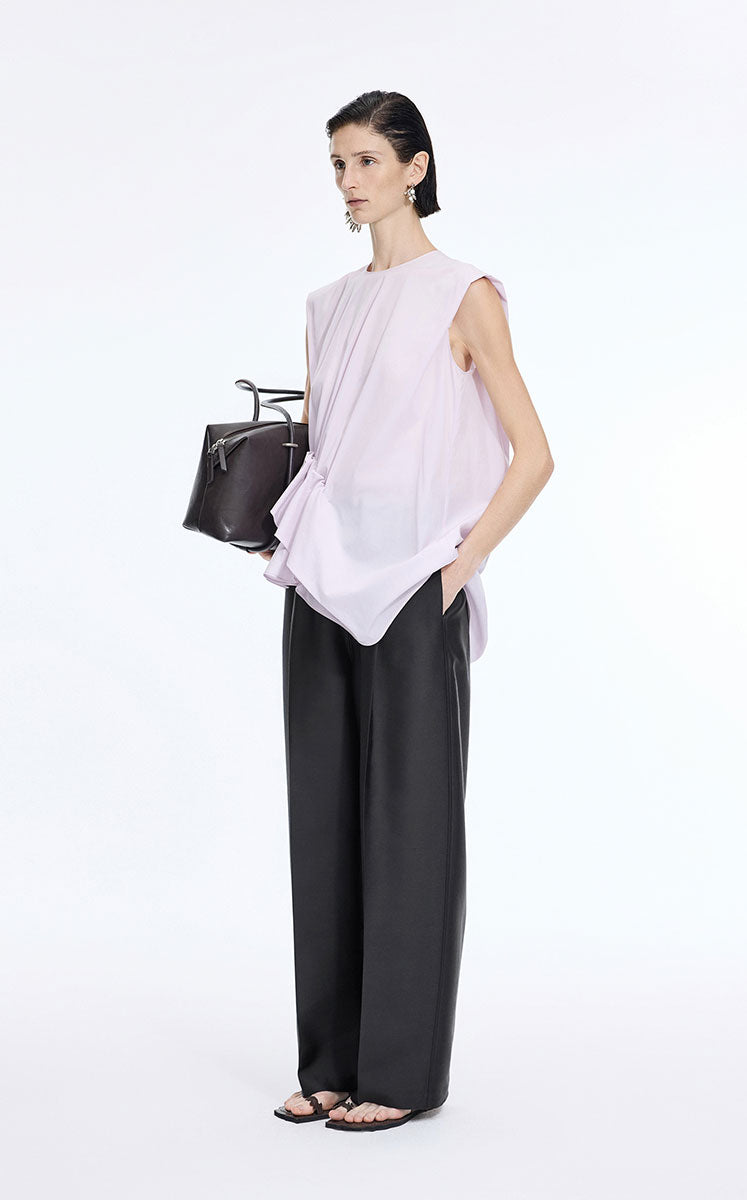 Pants / JNBY Wool-Silk Straight Loose Pants