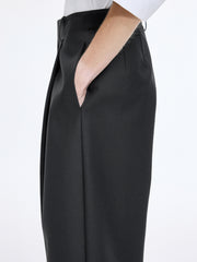 Pants / JNBY Wool Blend Cropped Wide-Leg Trousers
