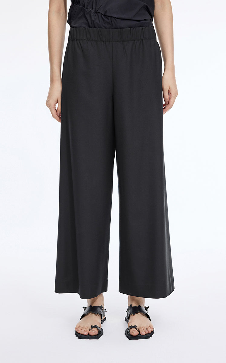 Pants / JNBY Wool Cropped Straight-Leg Pants