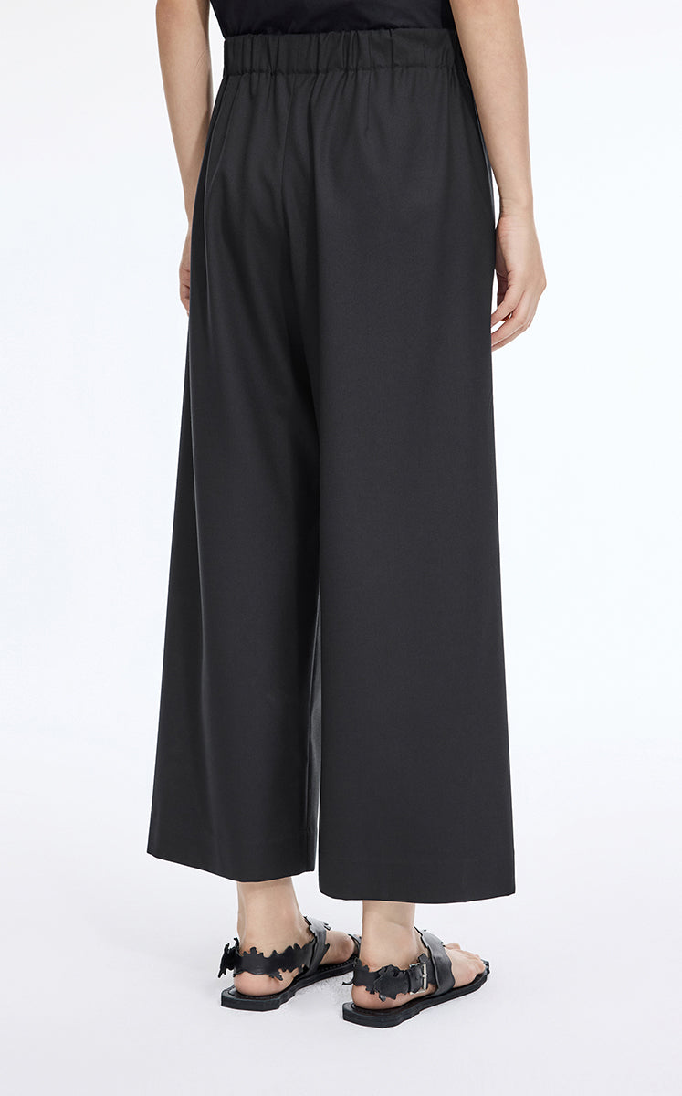 Pants / JNBY Wool Cropped Straight-Leg Pants