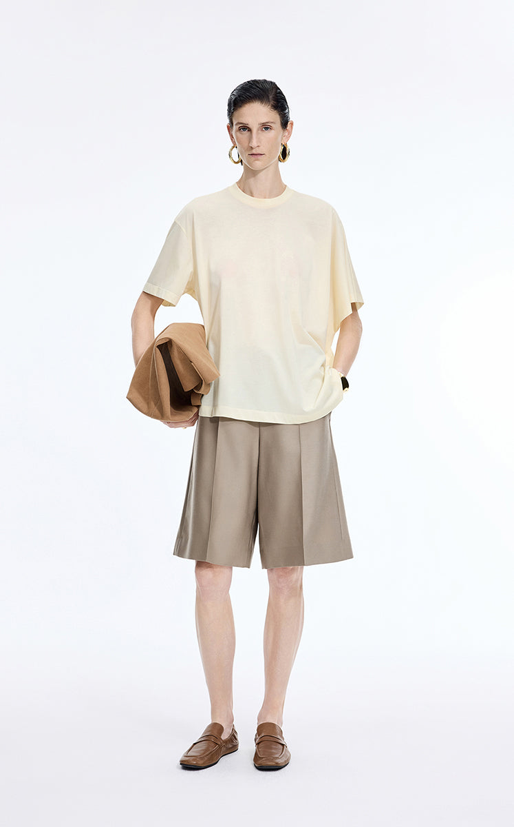 Pants / JNBY A-Line Twill Cropped Pants