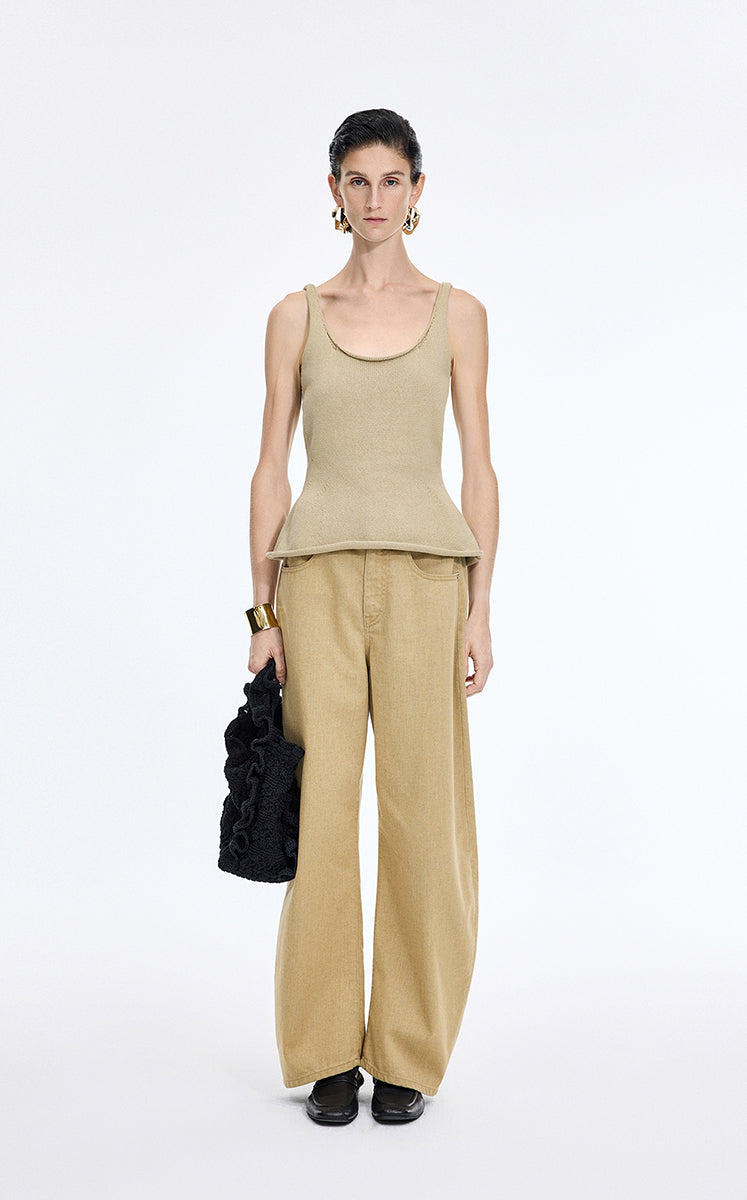 Pants / JNBY Coated Denim Banana Pants