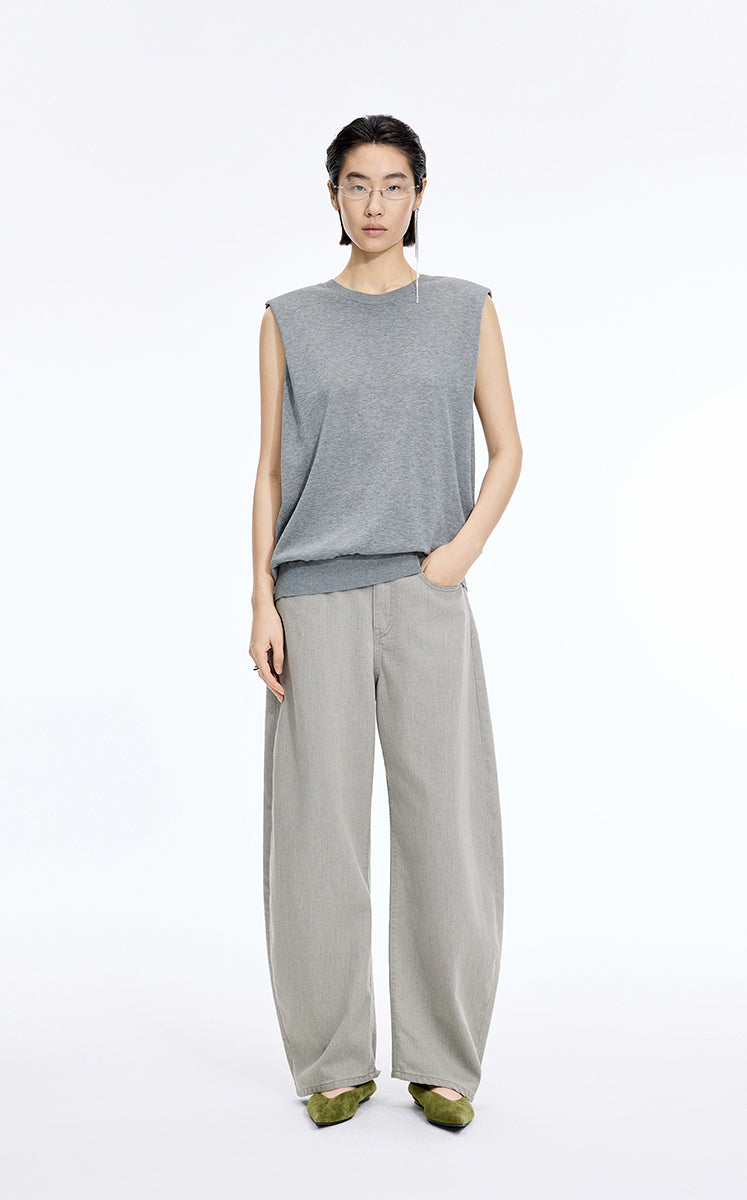 Pants / JNBY Coated Denim Banana Pants