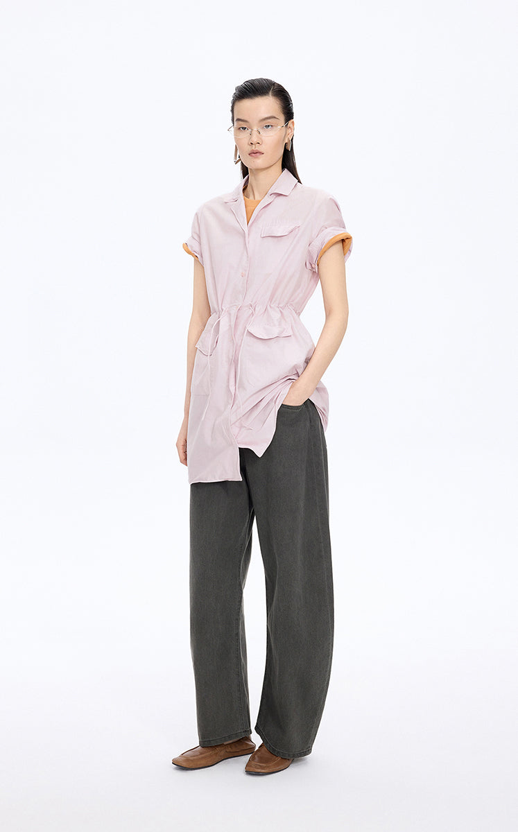 Pants / JNBY Coated Denim Banana Pants