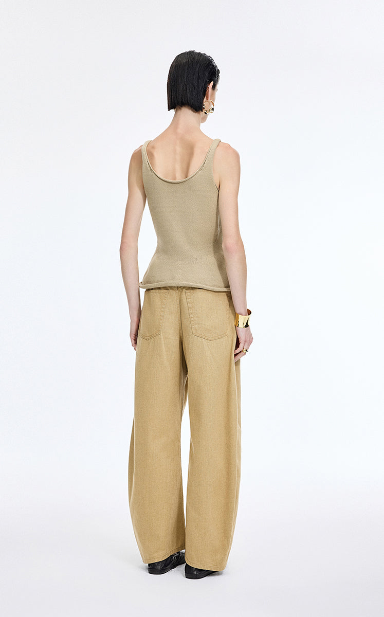 Pants / JNBY Coated Denim Banana Pants