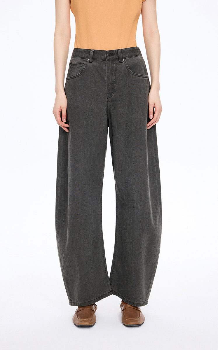 Pants / JNBY Coated Denim Banana Pants