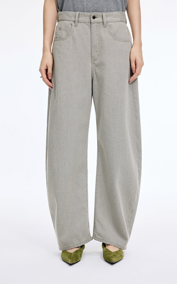Pants / JNBY Coated Denim Banana Pants