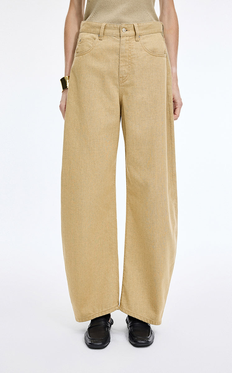 Pants / JNBY Coated Denim Banana Pants