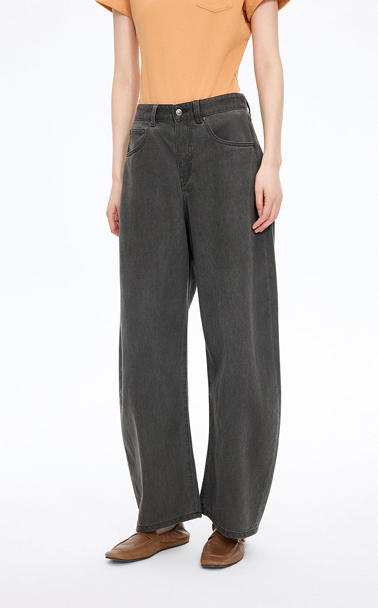 Pants / JNBY Coated Denim Banana Pants