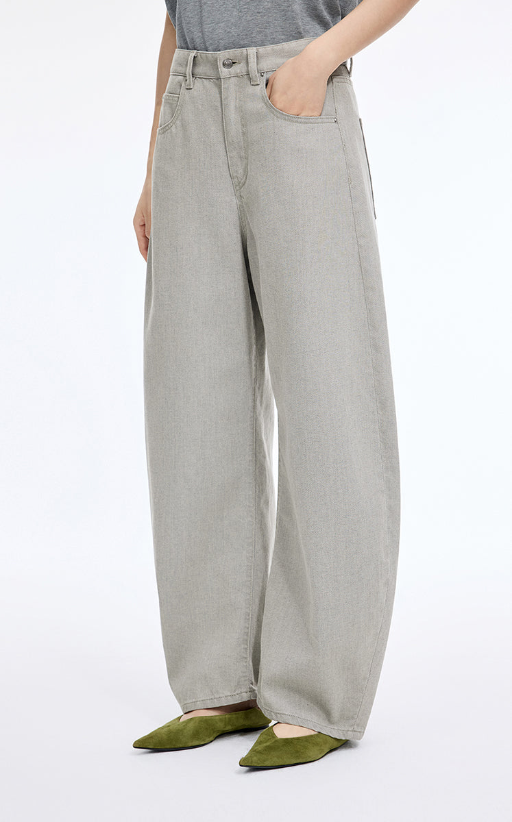Pants / JNBY Coated Denim Banana Pants