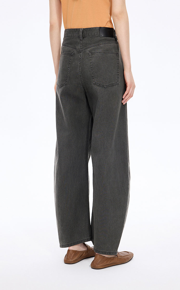 Pants / JNBY Coated Denim Banana Pants