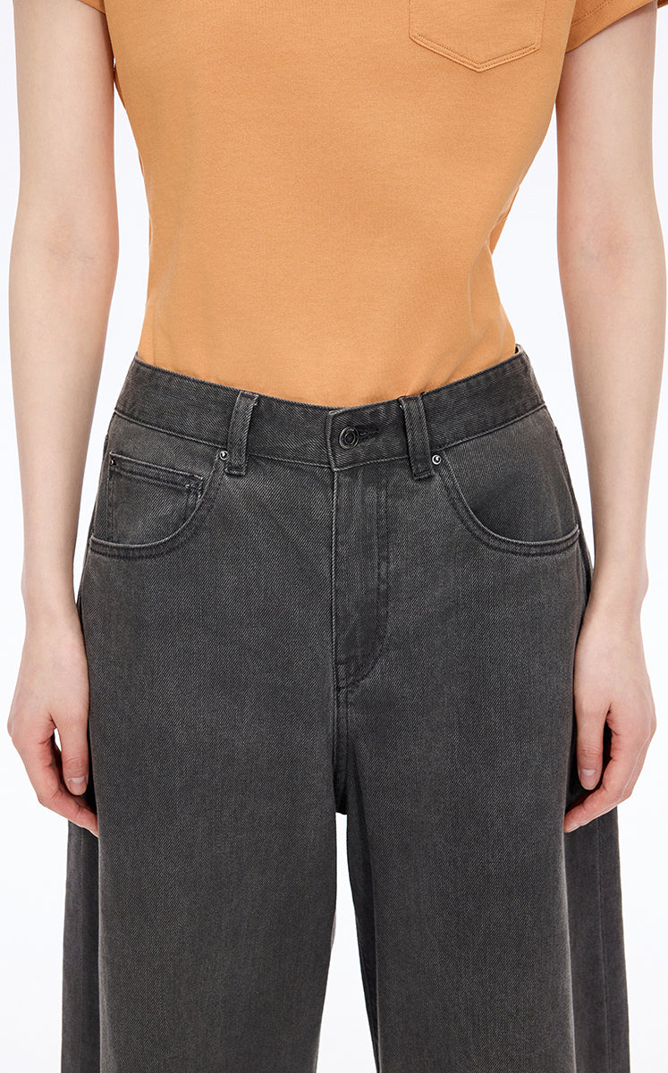 Pants / JNBY Coated Denim Banana Pants