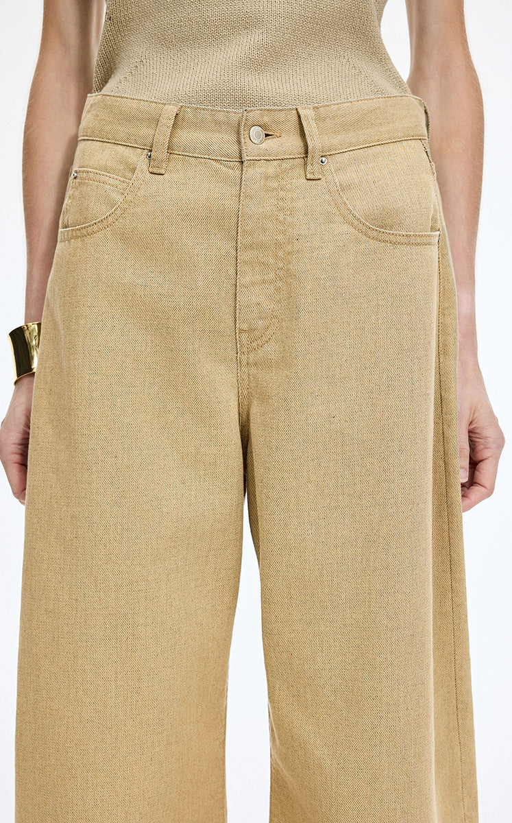 Pants / JNBY Coated Denim Banana Pants