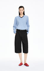 Pants / JNBY Linen-Blend Cropped Banana Pants