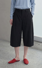 Pants / JNBY Linen-Blend Cropped Banana Pants