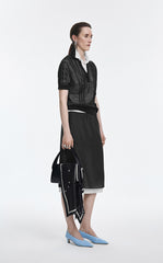 Polo Shirt / JNBY Layered Two-Piece Textured Jacquard Knit Polo