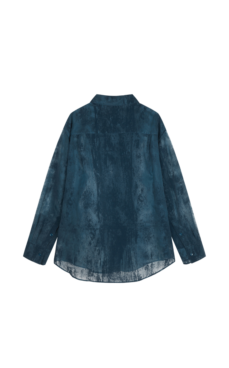Shirt / JNBY Artistic Flocked Texture Shirt