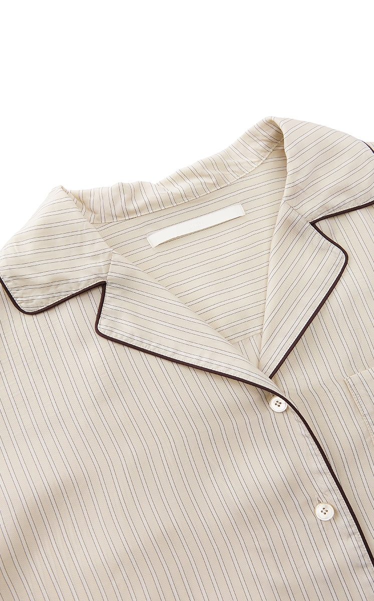 Shirt / JNBY Cupro Relaxed Stripe Shirt