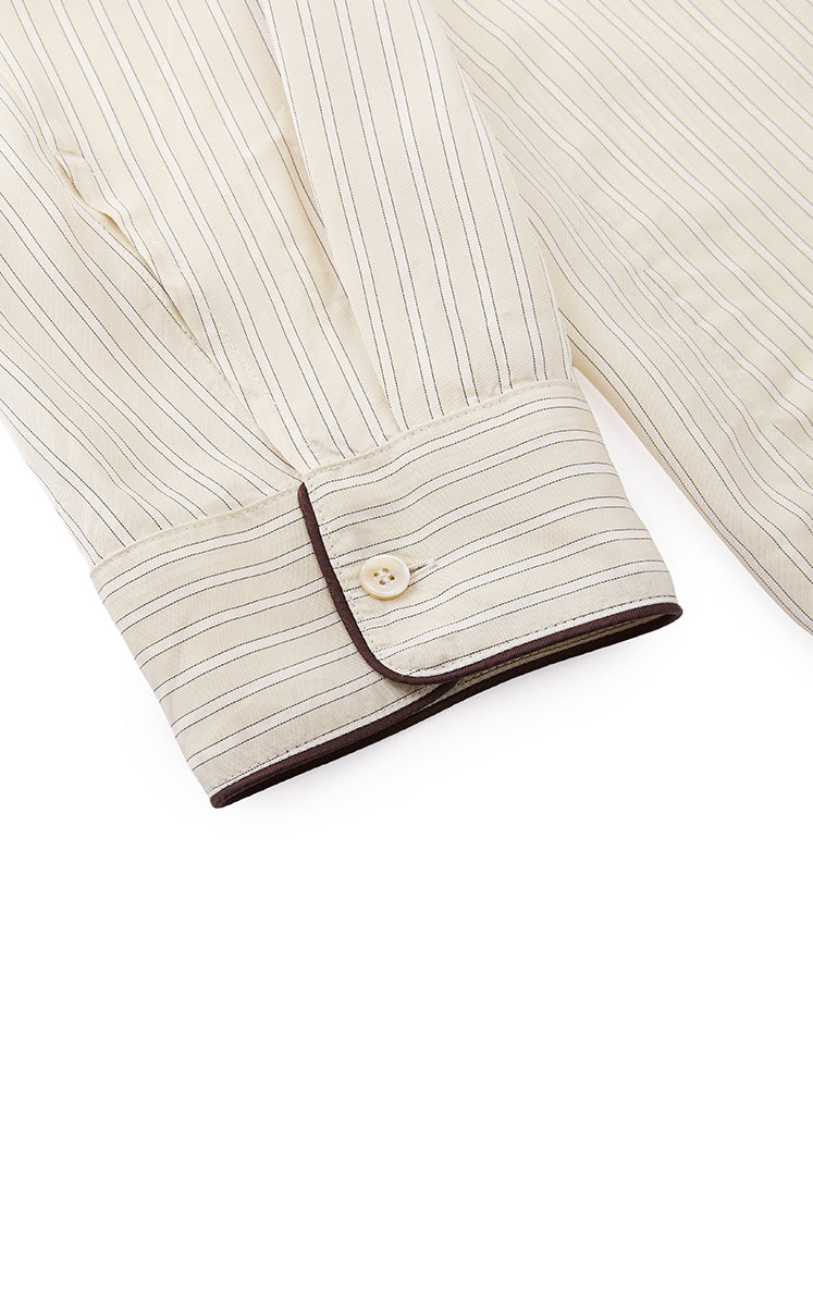 Shirt / JNBY Cupro Relaxed Stripe Shirt