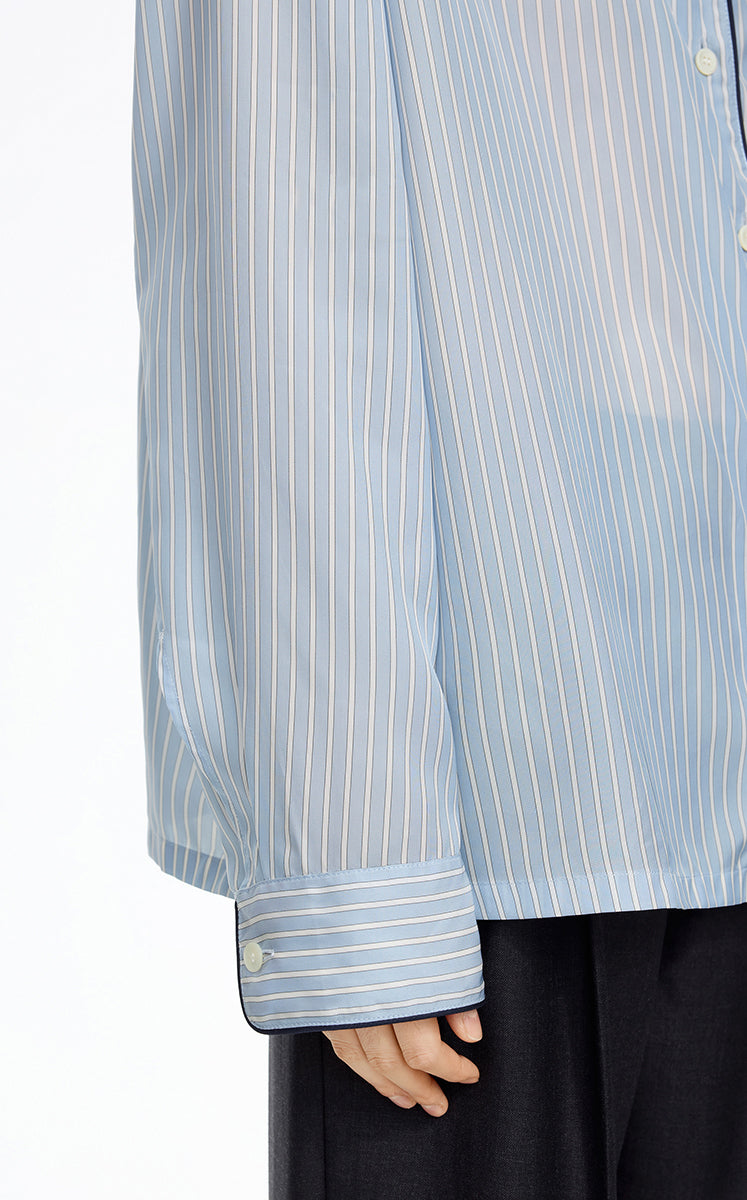 Shirt / JNBY Cupro Relaxed Stripe Shirt