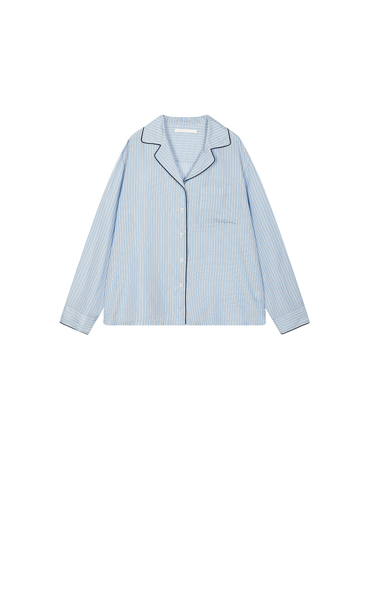 Shirt / JNBY Cupro Relaxed Stripe Shirt