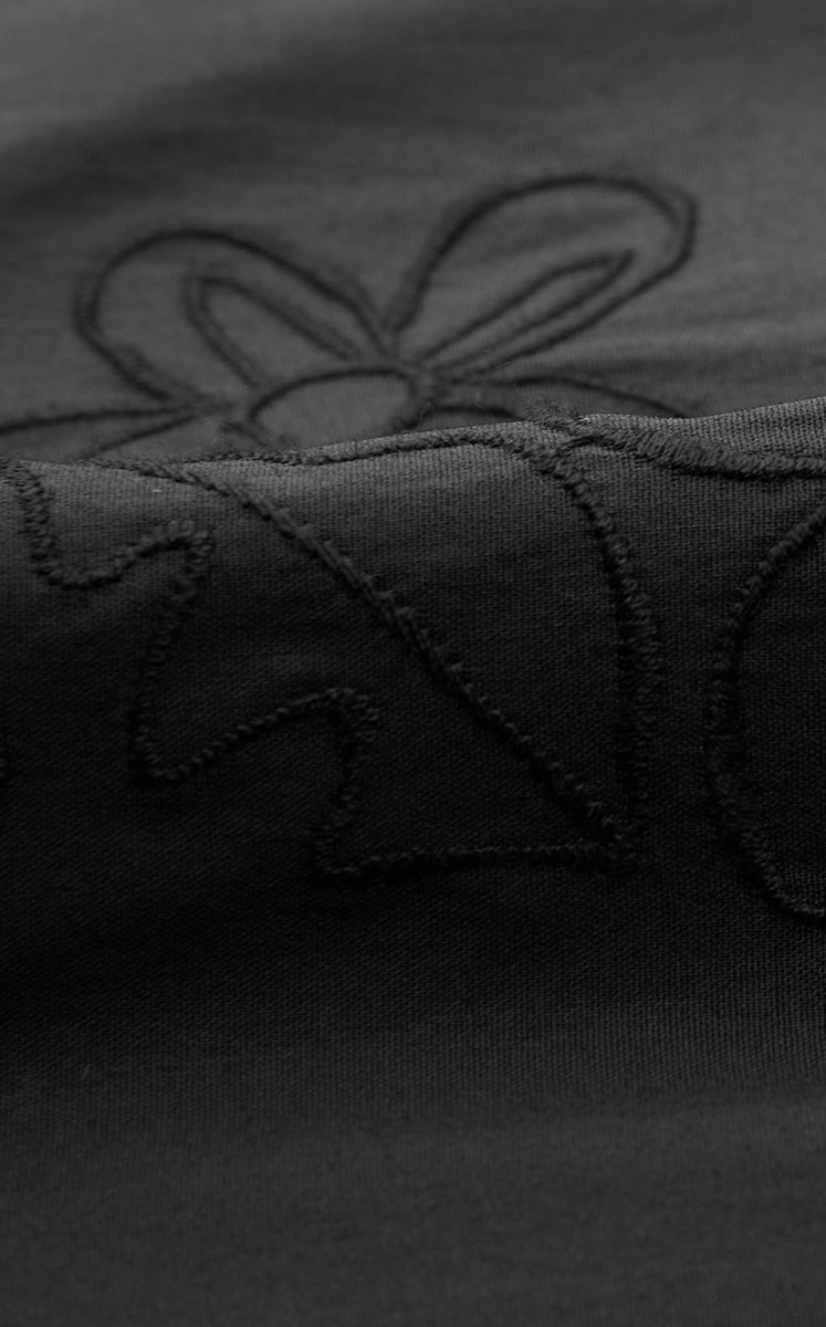 Shirt / JNBY Floral Cutwork Sleeveless Cotton Shirt