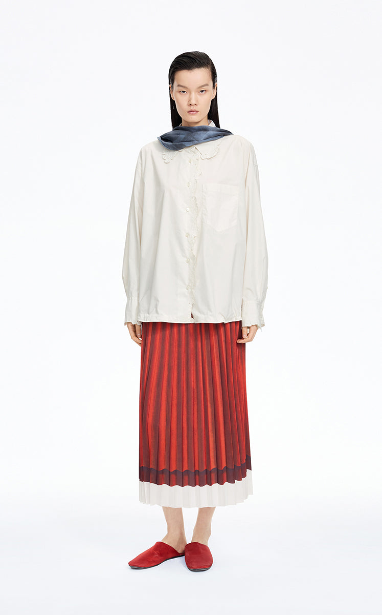 Shirt / JNBY Floral Forest Embroidered Shirt