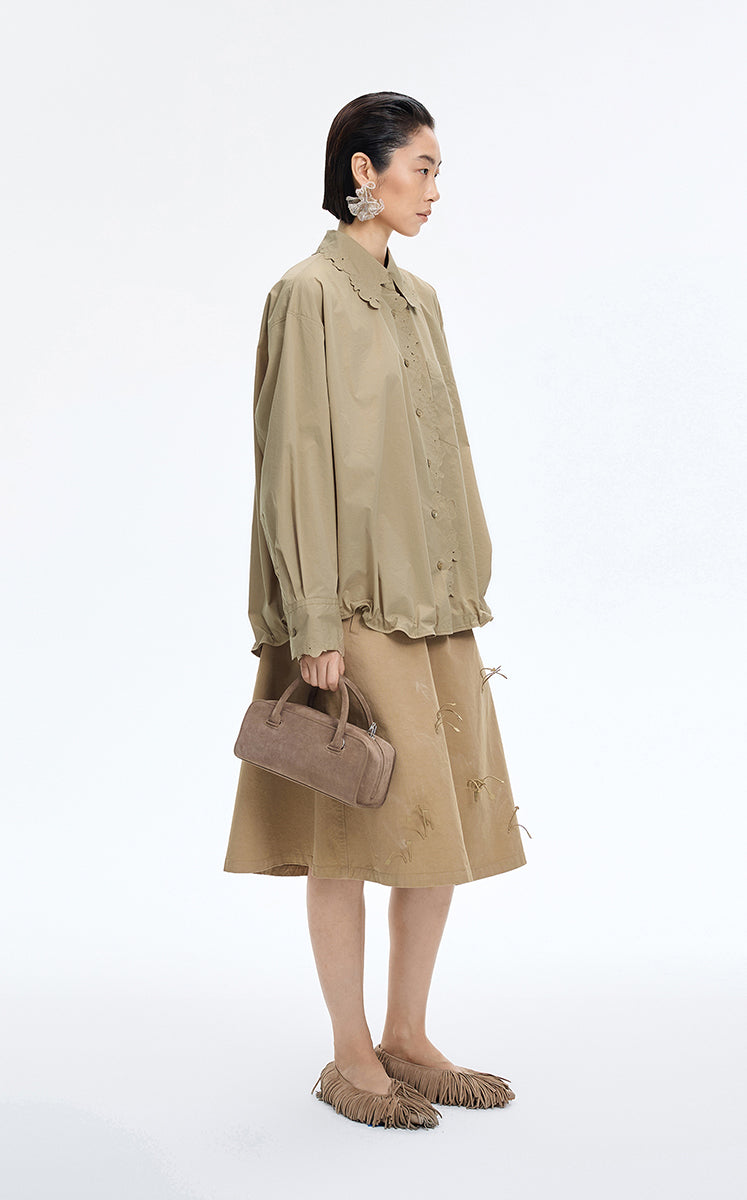 Shirt / JNBY Floral Forest Embroidered Shirt