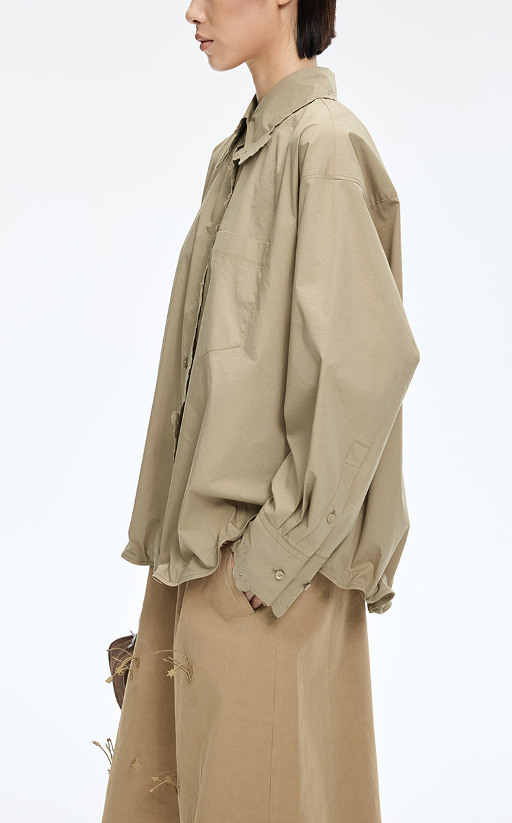 Shirt / JNBY Floral Forest Embroidered Shirt