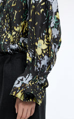 Shirt / JNBY Floral Print Oversize Cotton Shirt