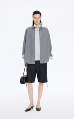 Shirt / JNBY Italian Jacquard Cotton Oversized Shirt