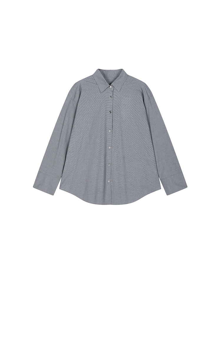 Shirt / JNBY Italian Jacquard Cotton Oversized Shirt