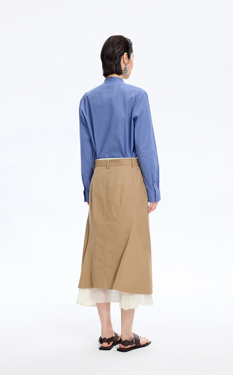 Shirt / JNBY Jacquard Cotton Oversized Shirt