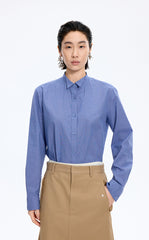 Shirt / JNBY Jacquard Cotton Oversized Shirt