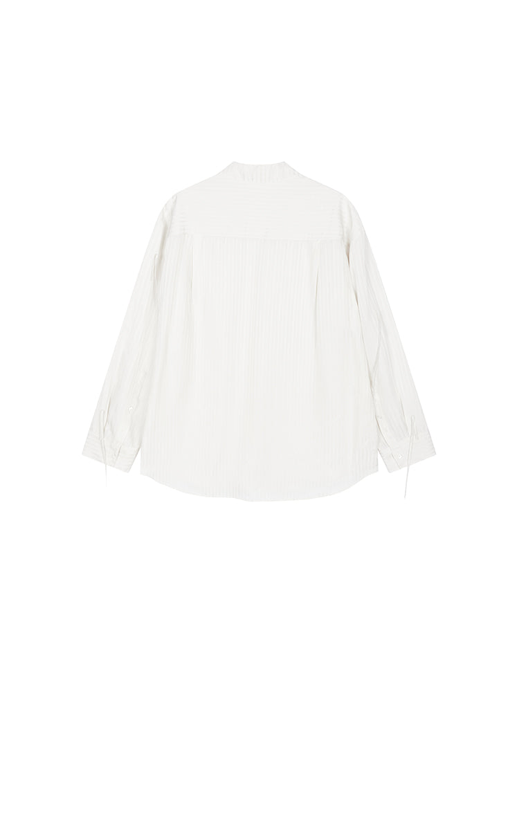 Shirt / JNBY Jacquard Fringe Oversized Shirt