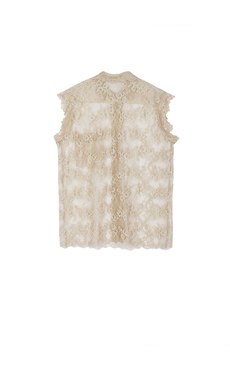 Shirt / JNBY Lace Sleeveless Shirt