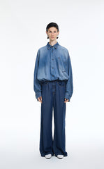 Shirt / JNBY Oversized Batwing Sleeves Lyocell Shirt