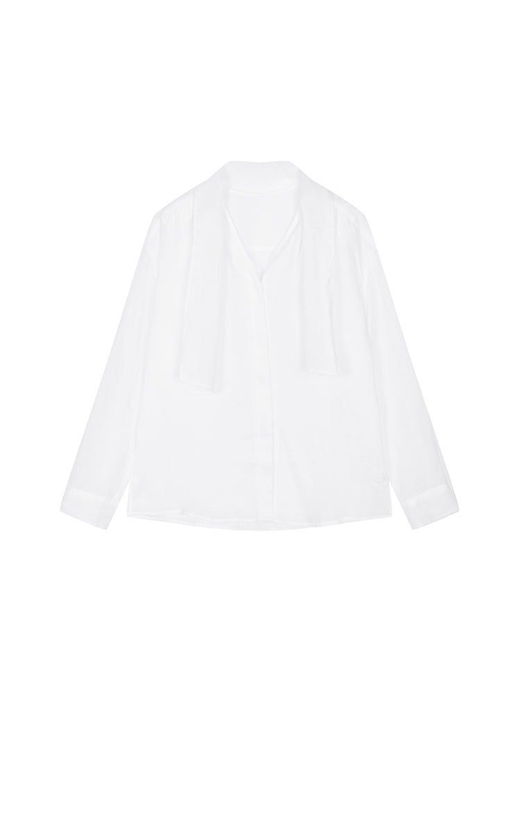 Shirt / JNBY Oversized Linen Long Sleeve Shirt