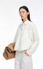 Shirt / JNBY Oversized Shirt with Adjustable Drawstring