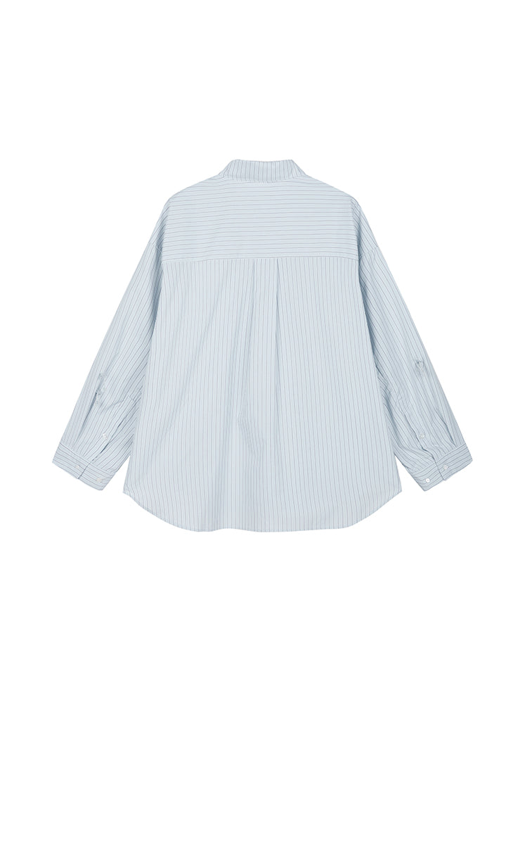 Shirt / JNBY Oversized Stripe Floral Shirt