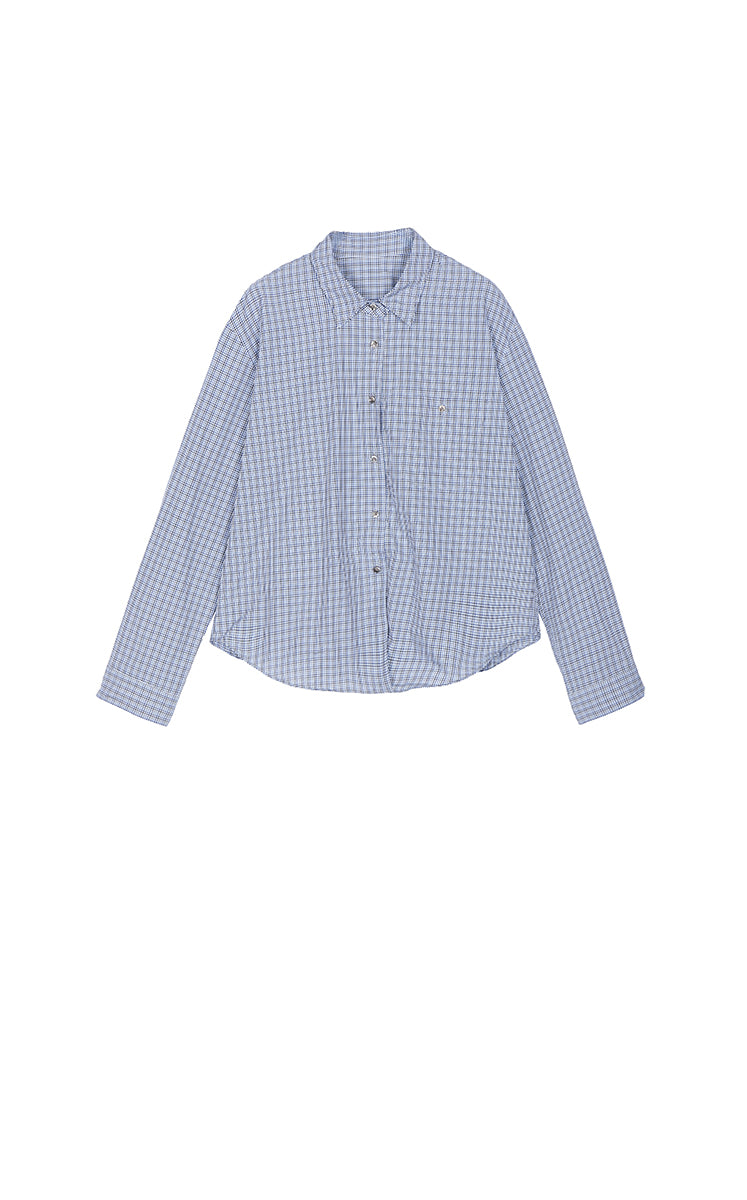 Shirt / JNBY Relaxed Modern Check Shirt