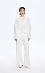Shirt / JNBY Silk Loose Fit Long Sleeve Shirt