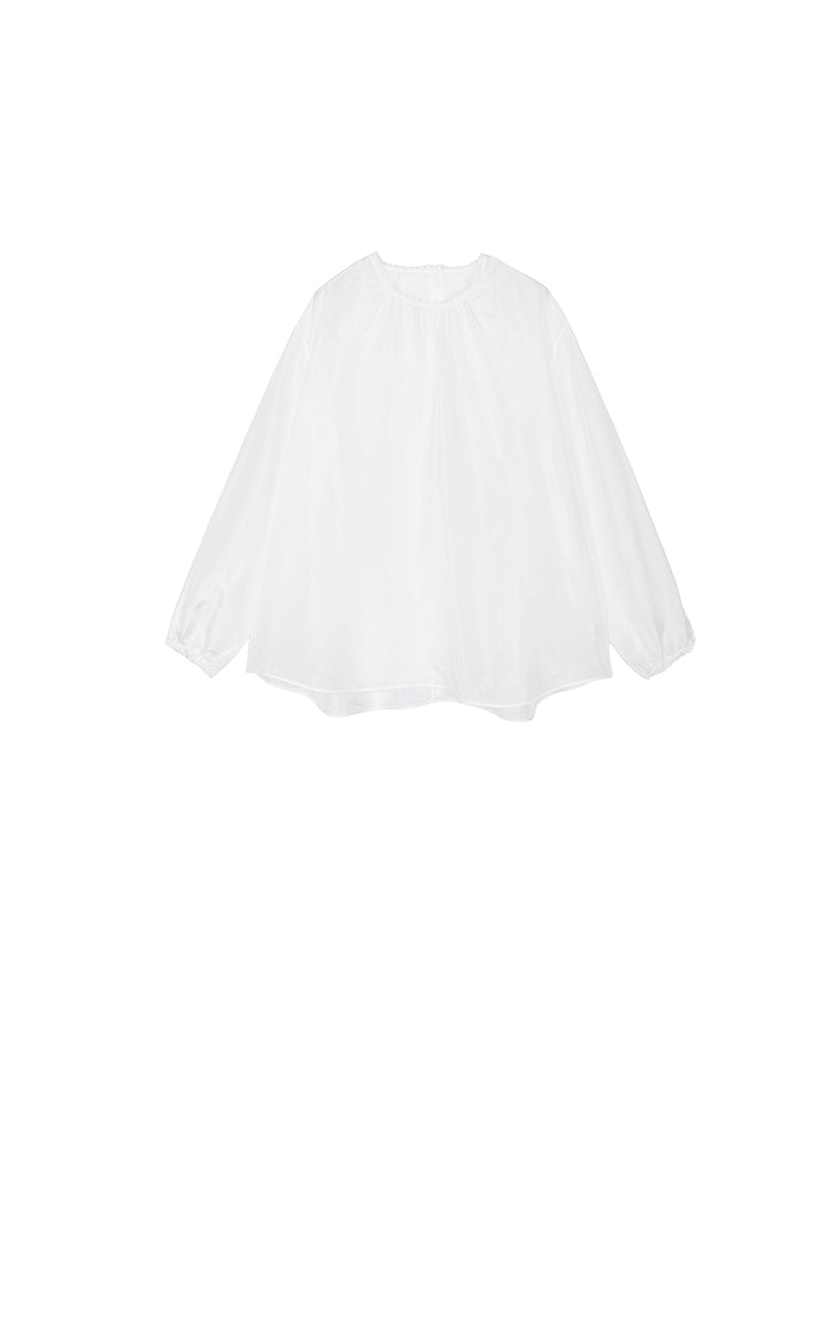 Shirt / JNBY Silk Loose Fit Long Sleeve Shirt
