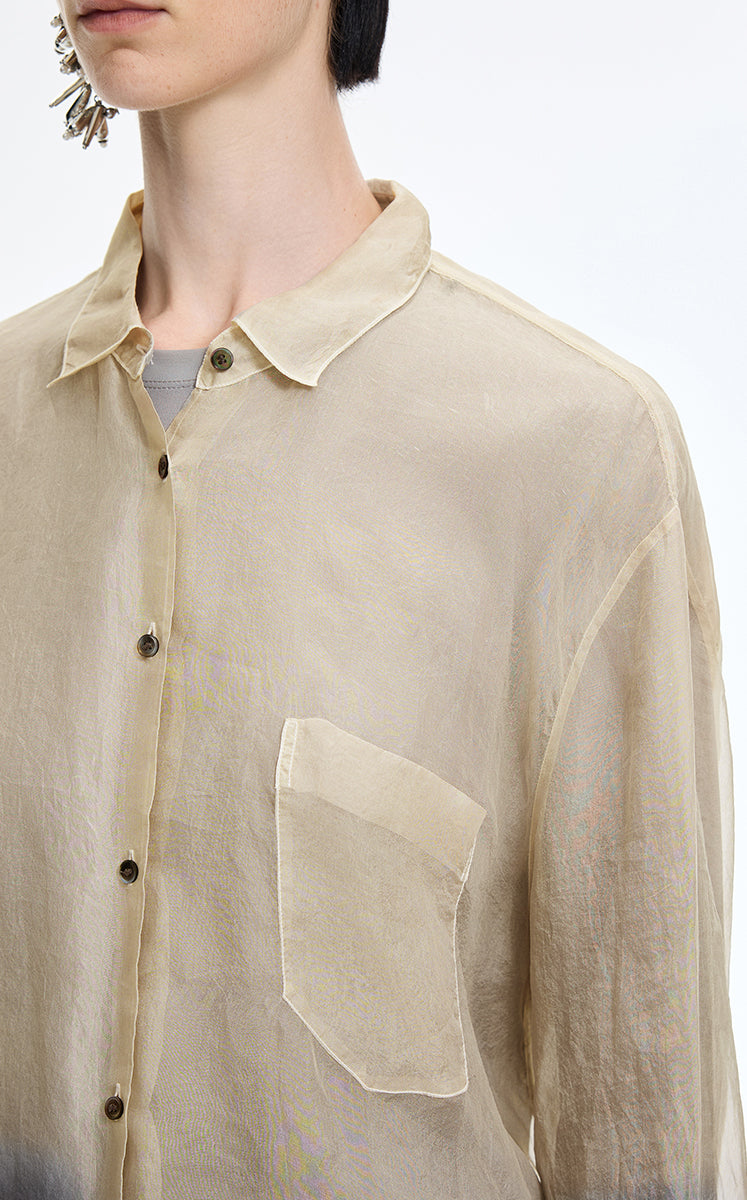 Shirt / JNBY Silk Organza Gradient Shirt