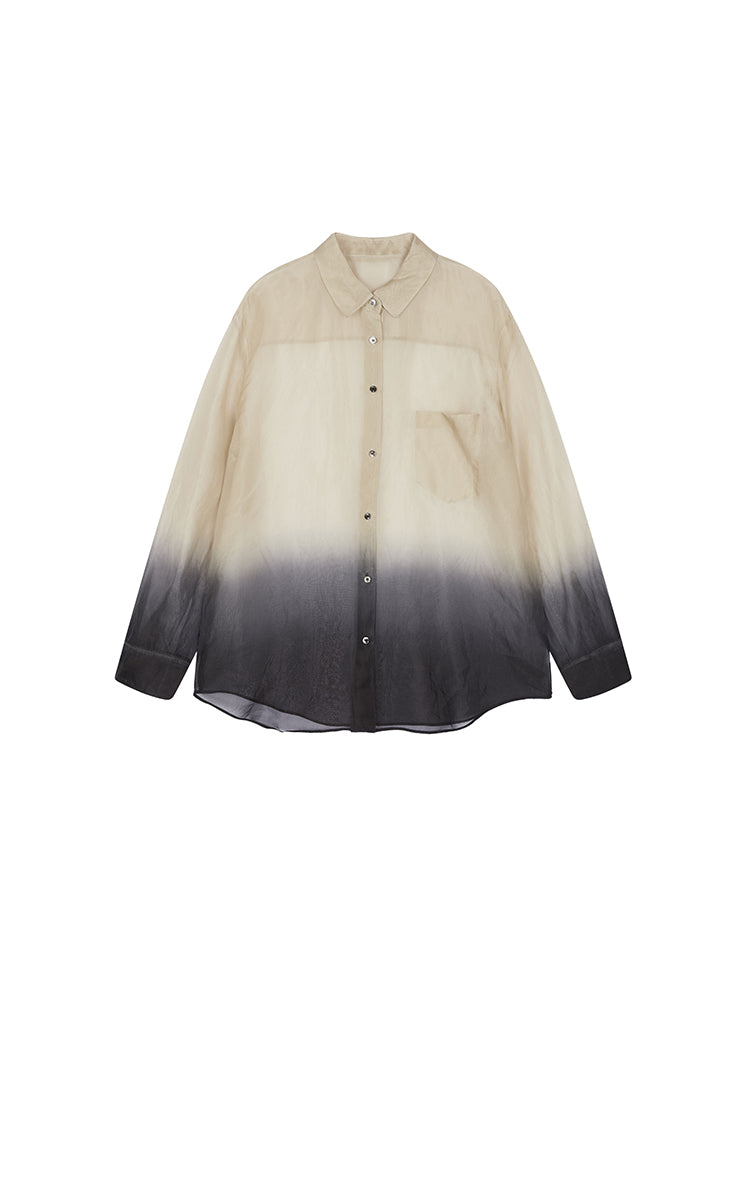 Shirt / JNBY Silk Organza Gradient Shirt