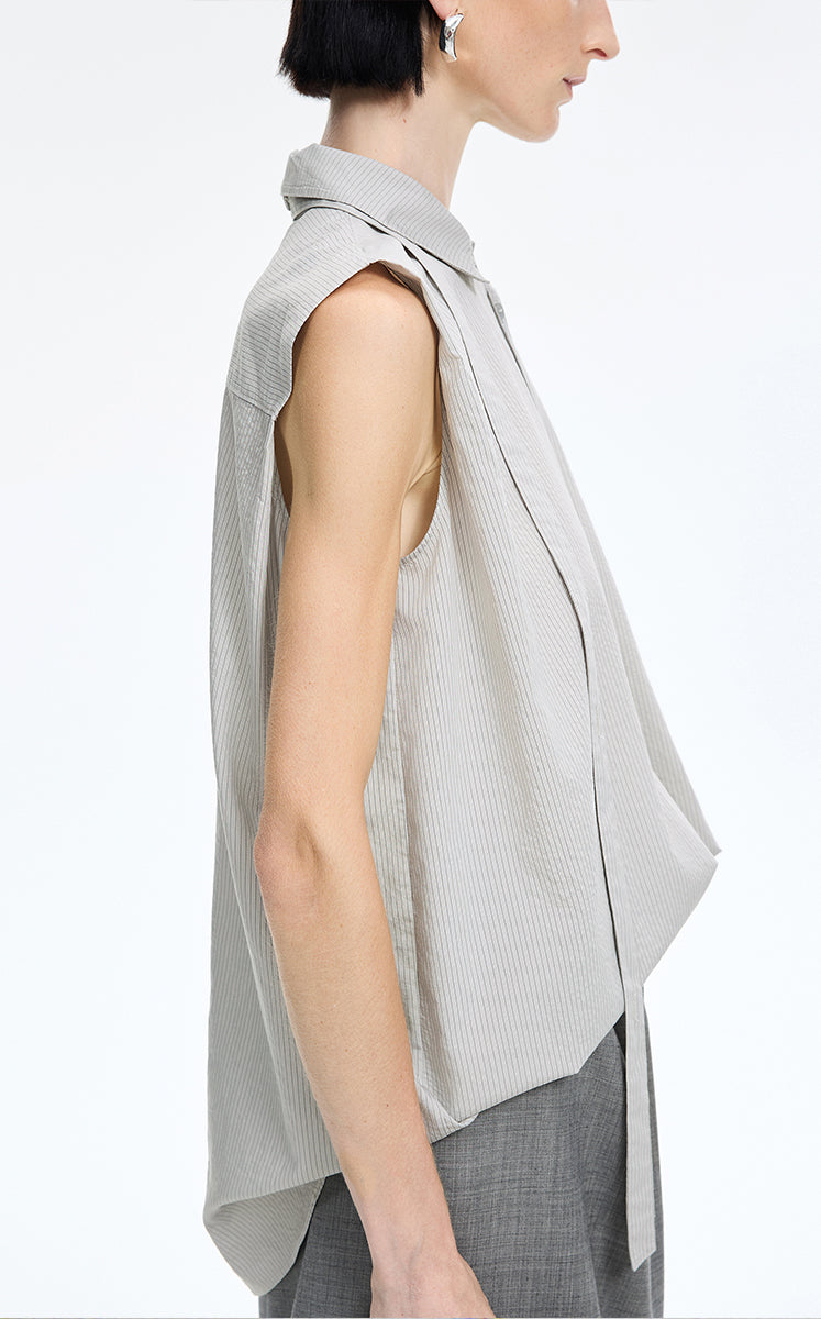 Shirt / JNBY Textured Modal Sleeveless Shirt