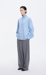 Shirt / JNBY Textured Oversized Long Sleeve Shirt