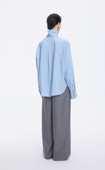 Shirt / JNBY Textured Oversized Long Sleeve Shirt