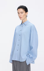 Shirt / JNBY Textured Oversized Long Sleeve Shirt